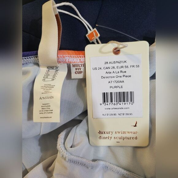 ARTESANDS Art A La Rue Delacroix One Piece NWT size 24 multi-color - Picture 5 of 5